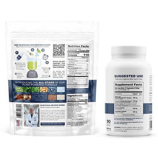 KIT SATIETY NOW MEAL REPLACEMENT SHAKE + BERBERINE 10% SAVINGS